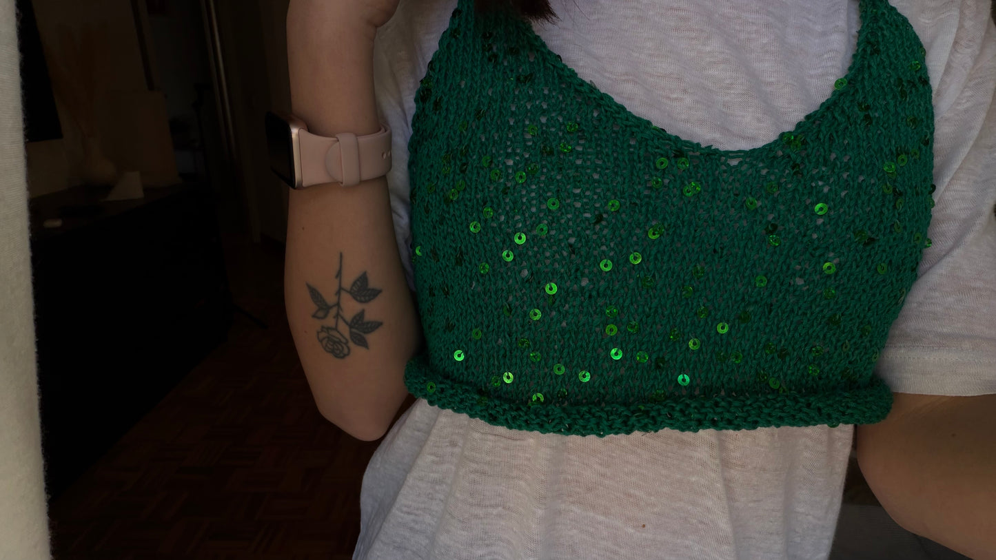 Top Bralette Pailettes